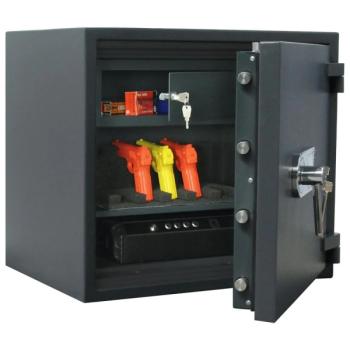 Rottner Wertschutzschrank EN2 Galaxy 60 IT Fire Doppelbartschloss graphitgrau T05819
